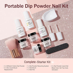 AZUREBEAUTY Dip Powder Nail Kit user manual and quick start guide