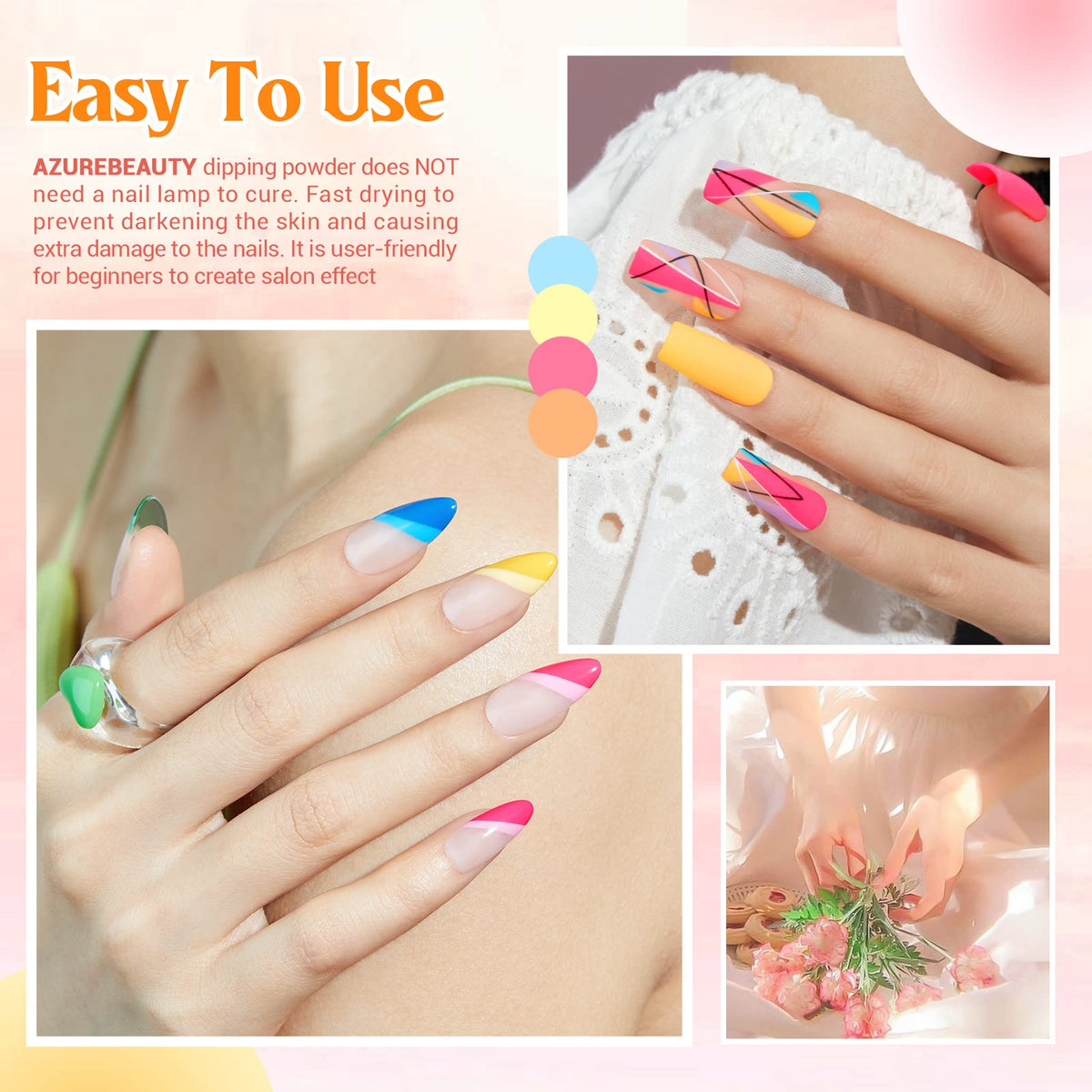 AZUREBEAUTY dip powder recovery system and nail buffer