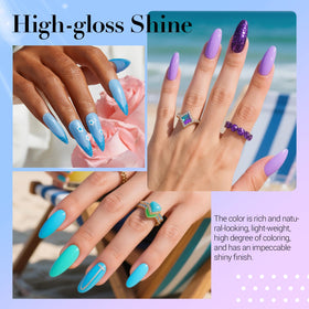 AZUREBEAUTY nail brush and file included in kit