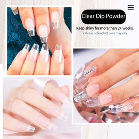 AZUREBEAUTY Pro 60g Clear Dip Powder packaging