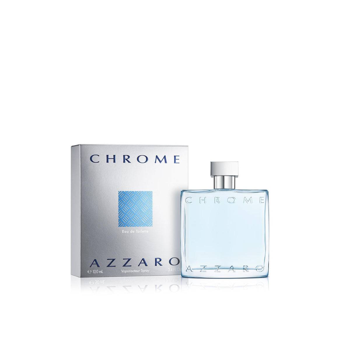 Azzaro Chrome Eau de Toilette spray application demonstration
