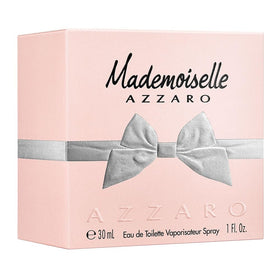 Azzaro Mademoiselle packaging with floral design
