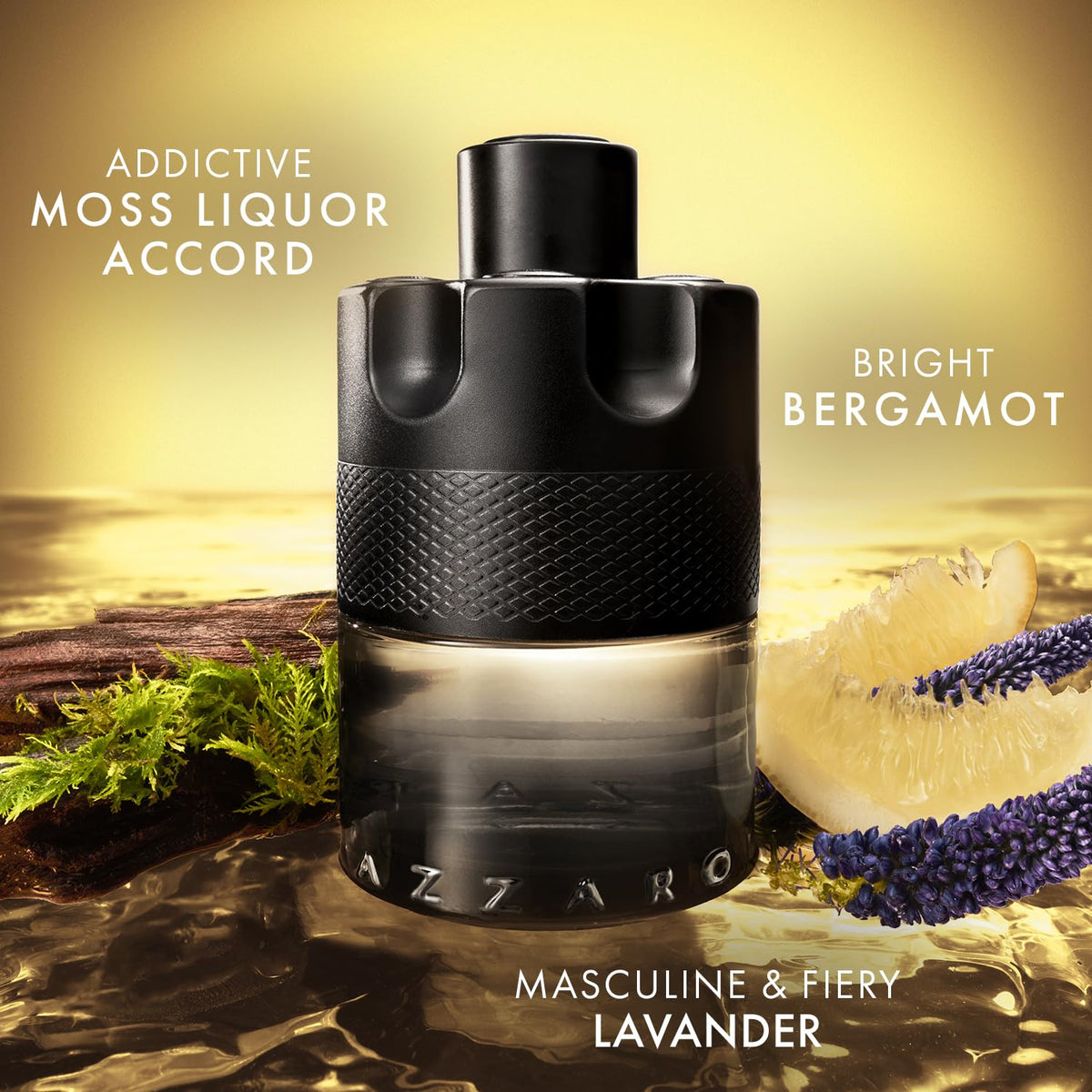 Azzaro The Most Wanted Intense bottle with cap