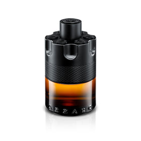 Azzaro The Most Wanted Parfum 3.4 Fl Oz front view with matte black bottle
