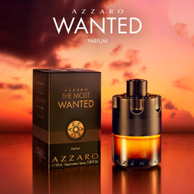Azzaro The Most Wanted Parfum lifestyle scene with a man wearing it