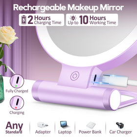 B Beauty Planet 30X Magnifying Makeup Mirror close-up of 30X side
