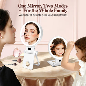B Beauty Planet 30X Magnifying Makeup Mirror folded for travel