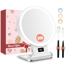 B Beauty Planet 30X Magnifying Makeup Mirror front view