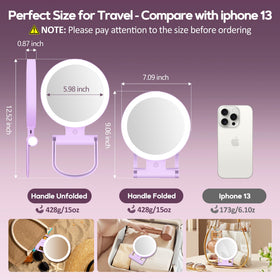 B Beauty Planet 30X Magnifying Makeup Mirror with charging cable