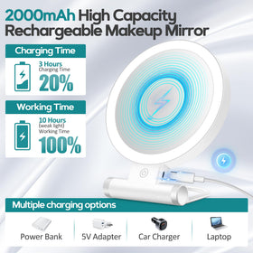 B Beauty Planet portable magnifying mirror in a handbag