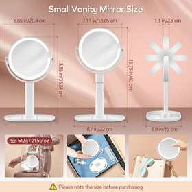 B Beauty Planet Vanity Mirror height adjustable stand