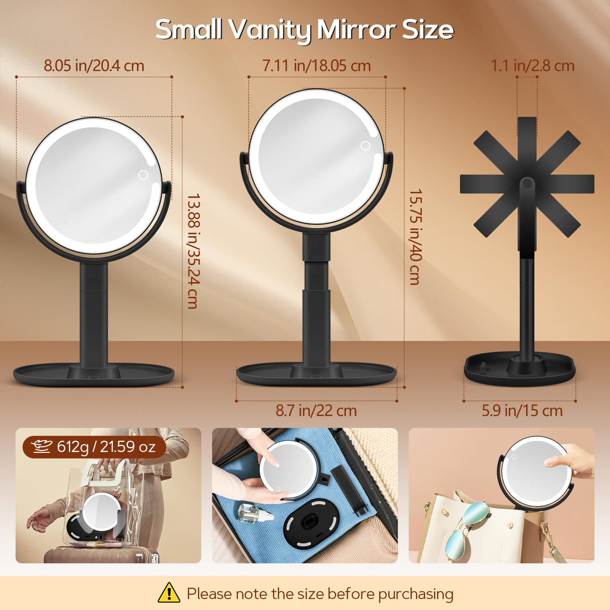 B Beauty Planet Vanity Mirror in elegant gift box