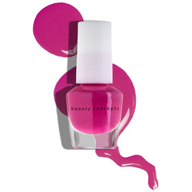 B.C. Beauty Concepts Nail Polish close-up of pink and purple shades