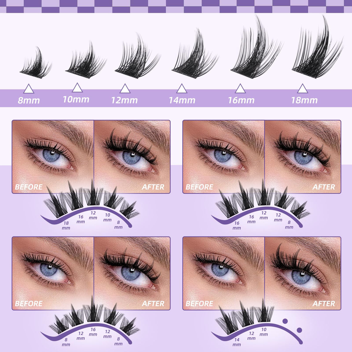B&Qaugen 2-in-1 Lash Bond & Seal included in the kit