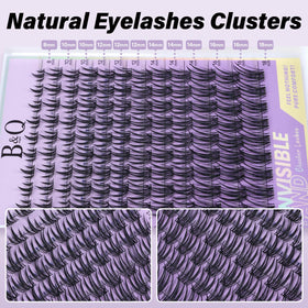 B&Qaugen Bella Lash Clusters Kit showing different lash styles