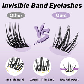 B&Qaugen Bella Lash Clusters Kit with eyelash brush and tweezer