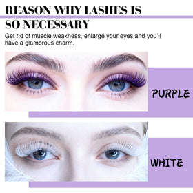 B&Qaugen colorful eyelash clusters in various lengths