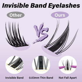 B&Qaugen Fairy Lash Clusters close-up of lash clusters