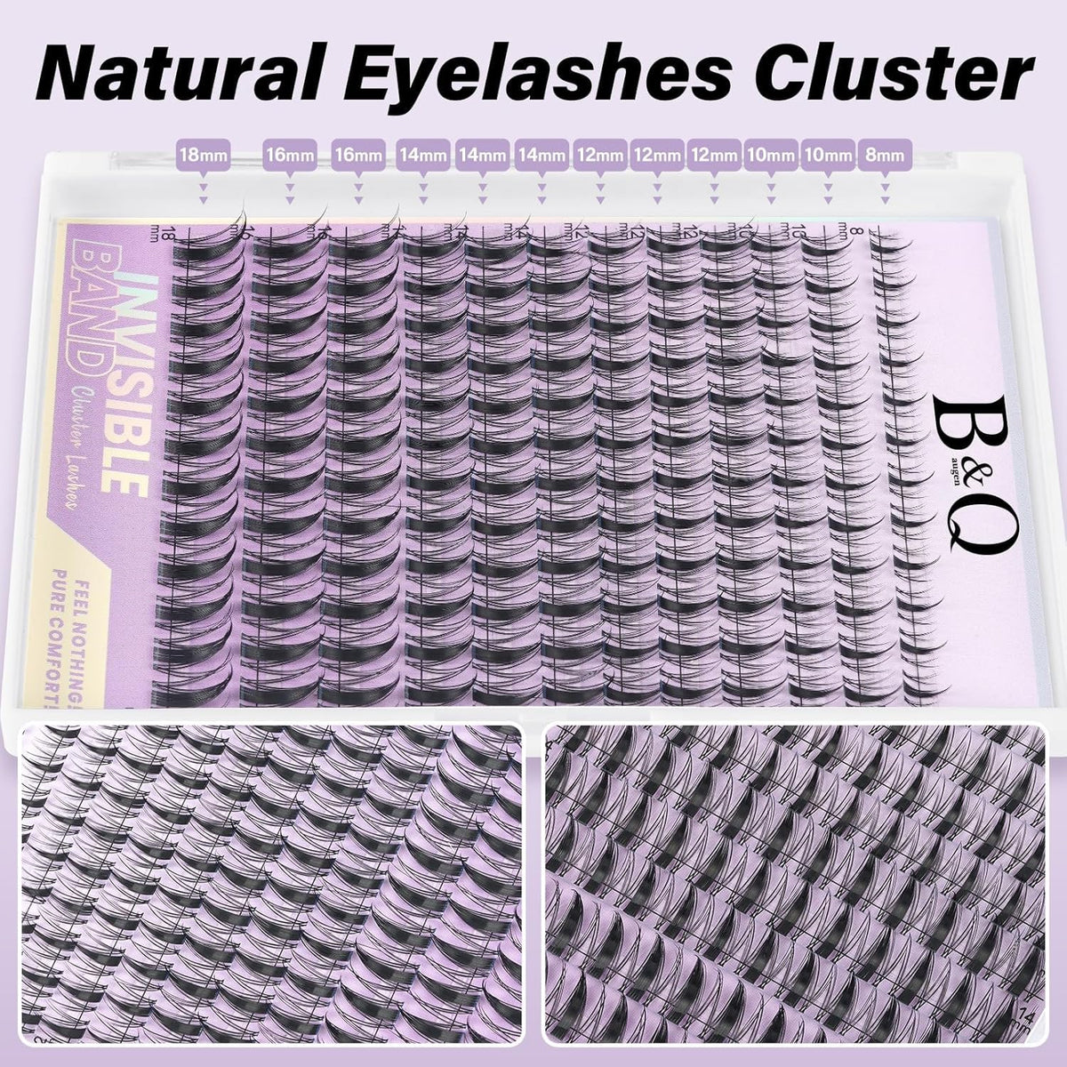 B&Qaugen Fairy Lash Clusters lash bond and seal