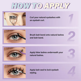 B&Qaugen Fairy Max Lash Clusters Kit different styles of lashes