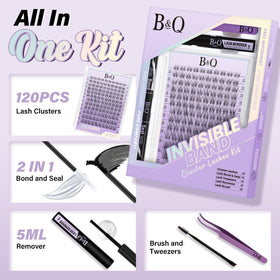 B&Qaugen Flora Eyelash Clusters showing realistic lash texture