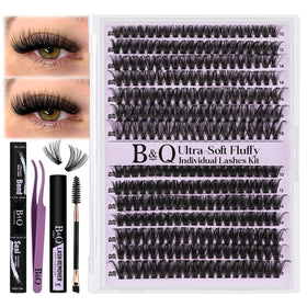 B&Qaugen Fluffy Lash Clusters Kit 280PCS front view