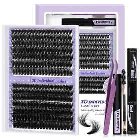 B&Qaugen Fluffy Lash Clusters Kit packaging front view