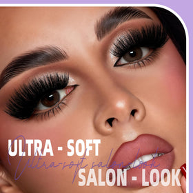 B&Qaugen Fluffy Lash Clusters Kit showcasing different lash styles