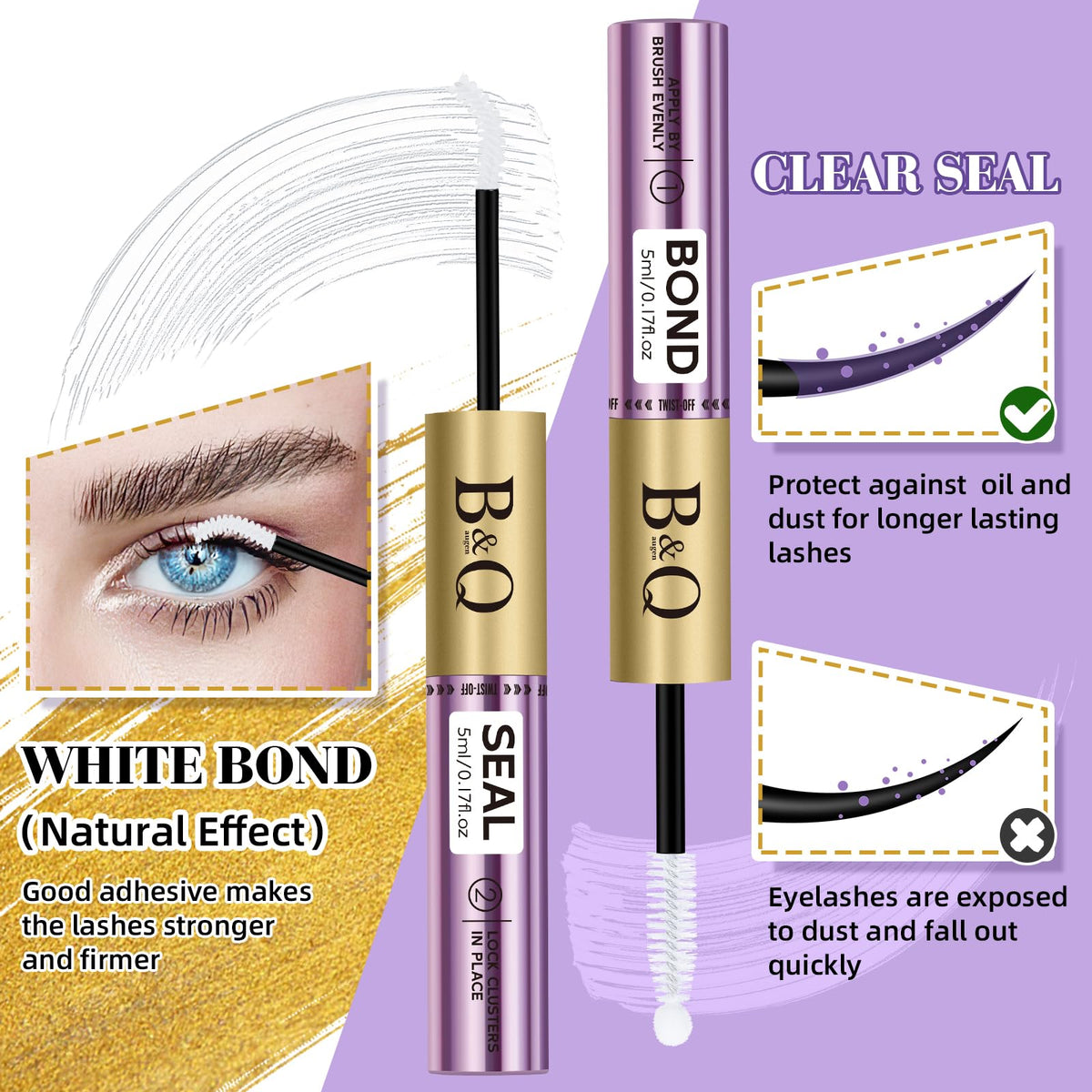 B&Qaugen Lash Bond and Seal packaging