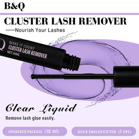 B&Qaugen Lash Remover 10ml bottle side view
