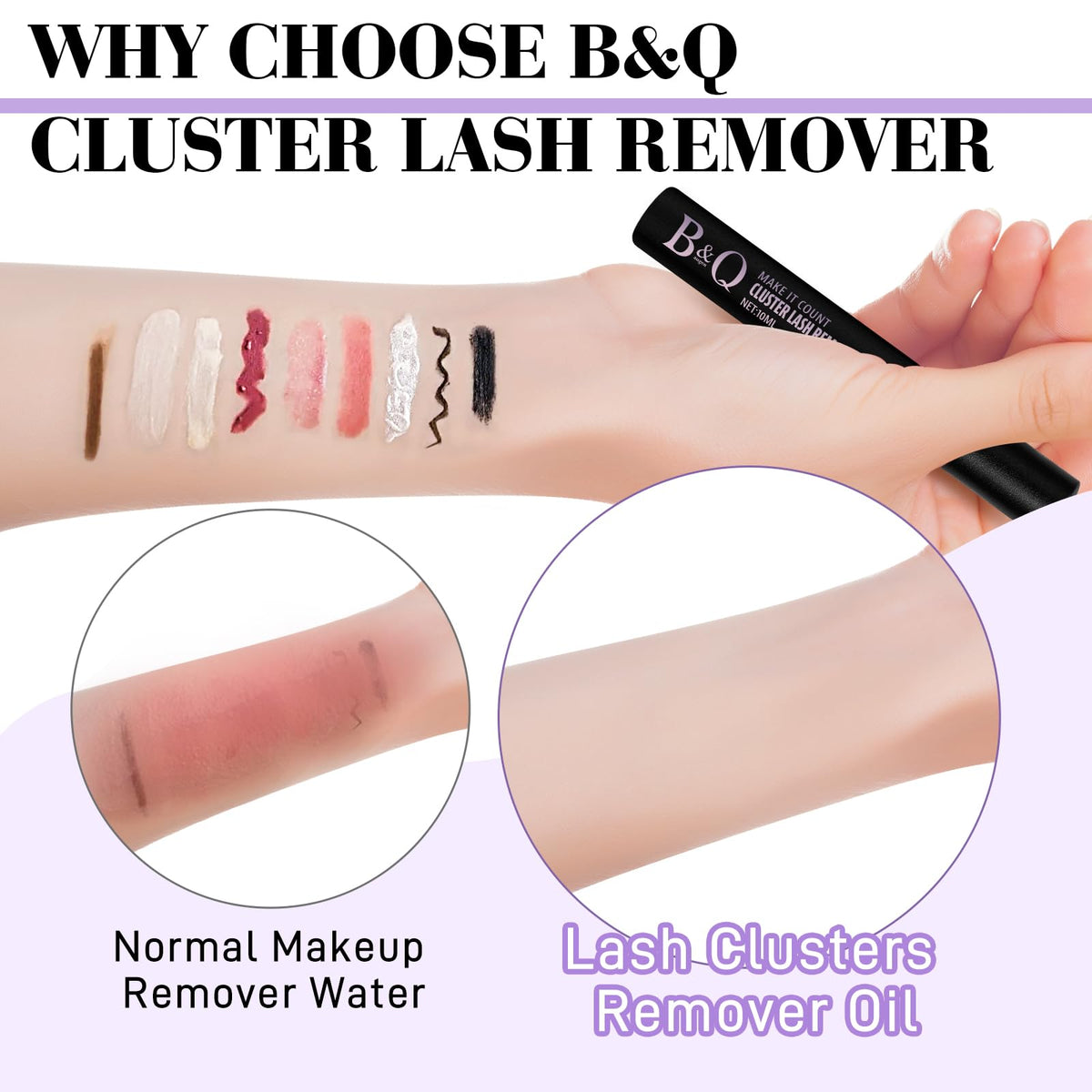 B&Qaugen Lash Remover 10ml packaging details