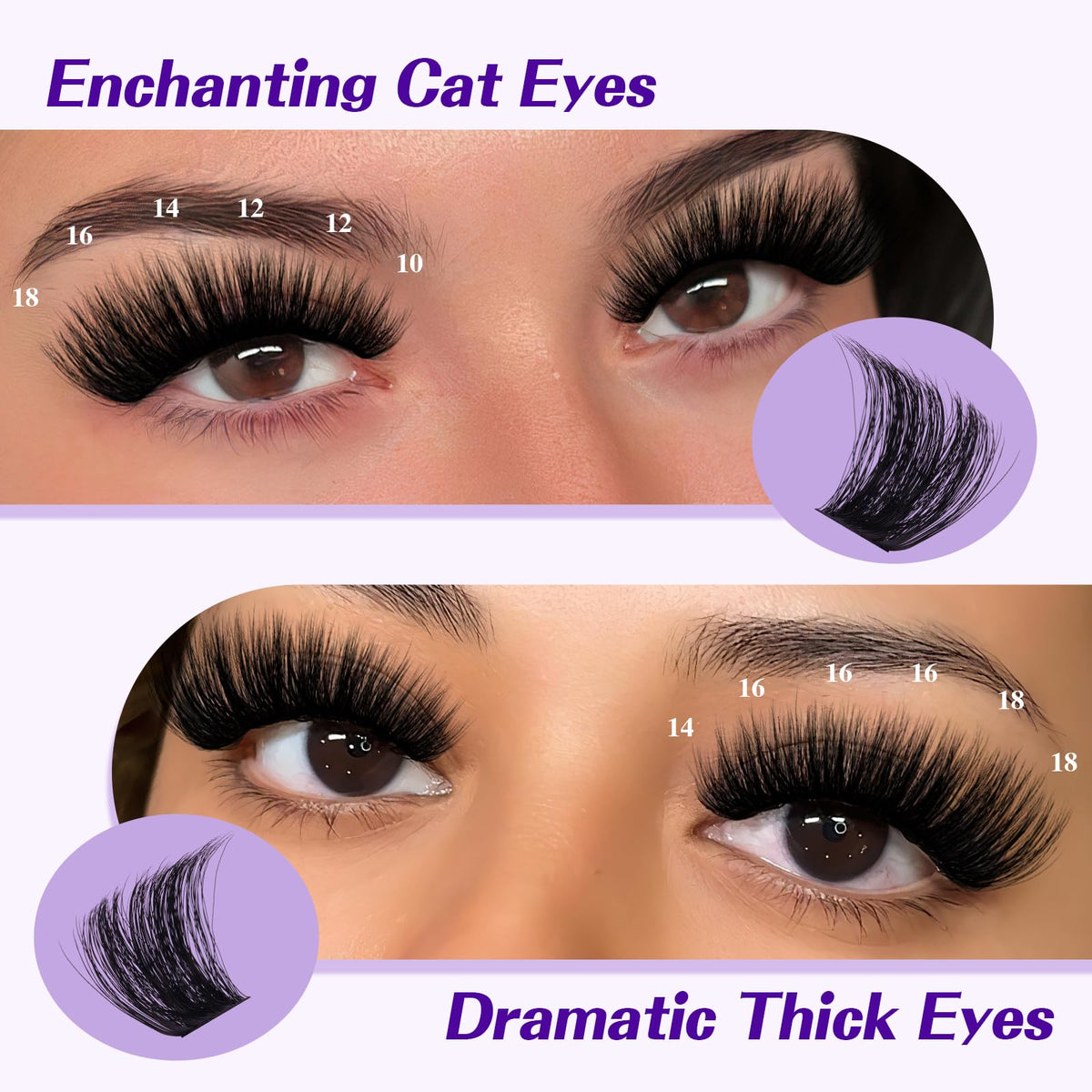 B&Qaugen lash tweezers included in the kit