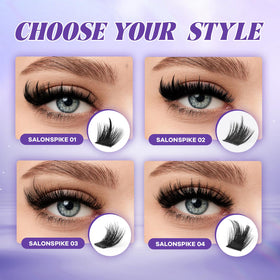 B&Qaugen Manga Lash Clusters in lifestyle setting