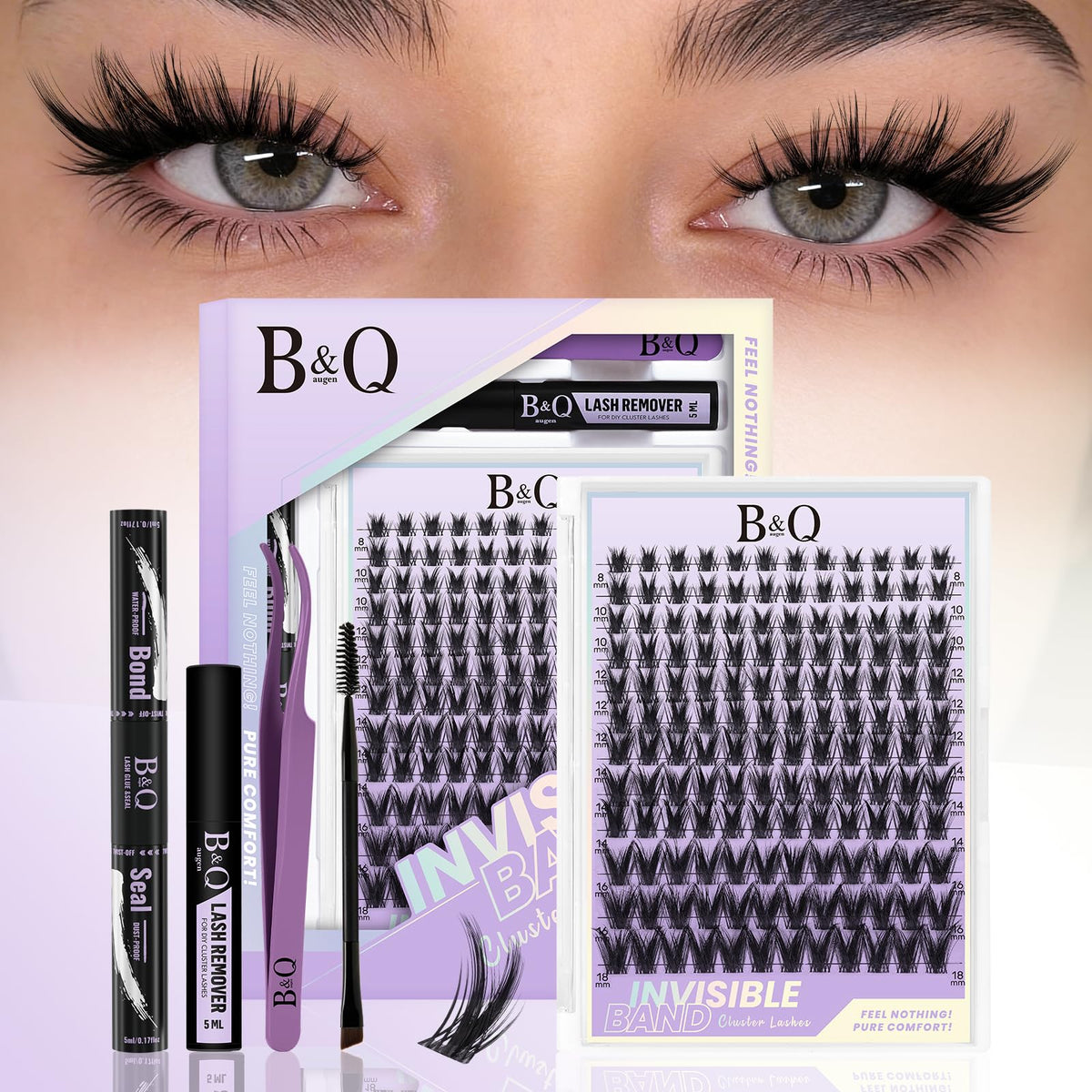 B&Qaugen Victory Lash Clusters Kit packaging front view