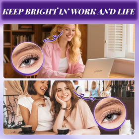 B&Qaugen Wispy Lash Clusters Kit contents overview