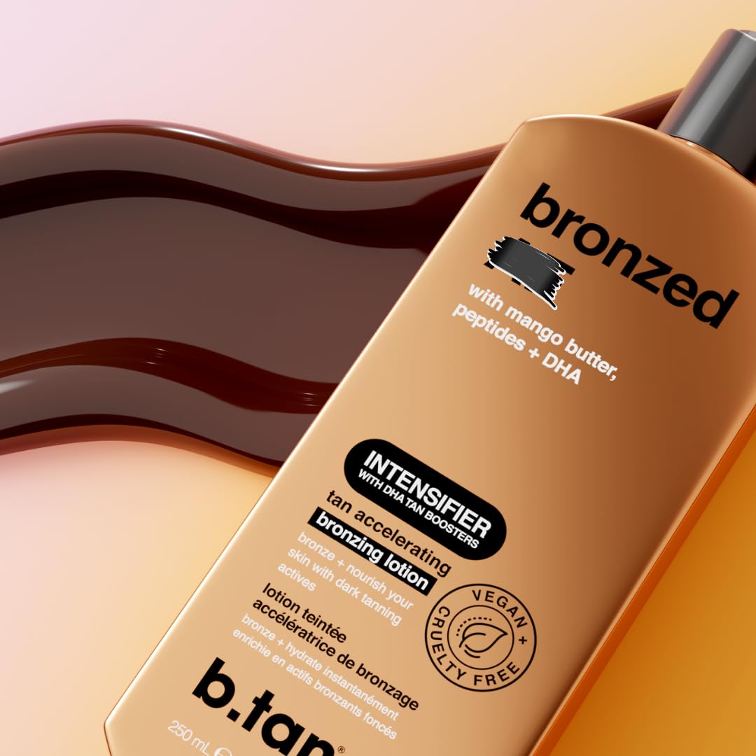 B.TAN Bronze Tanning Oil texture close-up