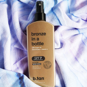 B.TAN Bronzing Tanning Lotion Spray packaging details