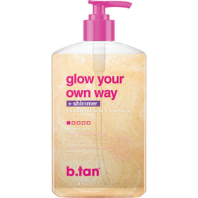 B.TAN Clear Gradual Self Tan Gel front view 16 fl oz