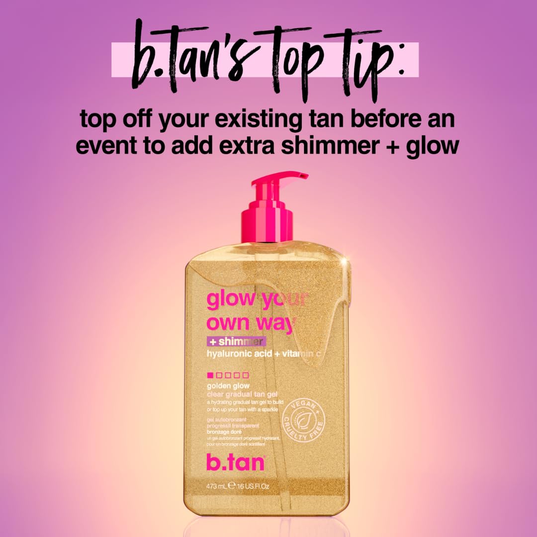 B.TAN Clear Gradual Self Tan Gel with fresh fruits