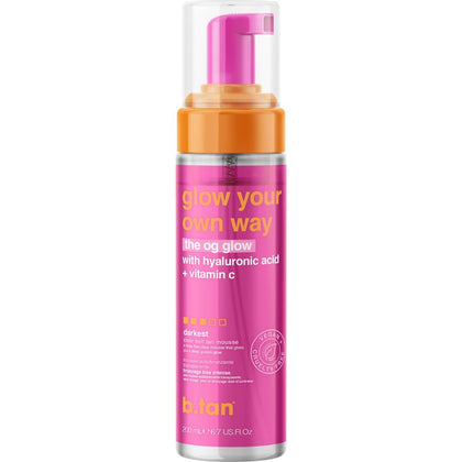 B.TAN Clear Self Tanner Foam 6.7 Fl oz front view
