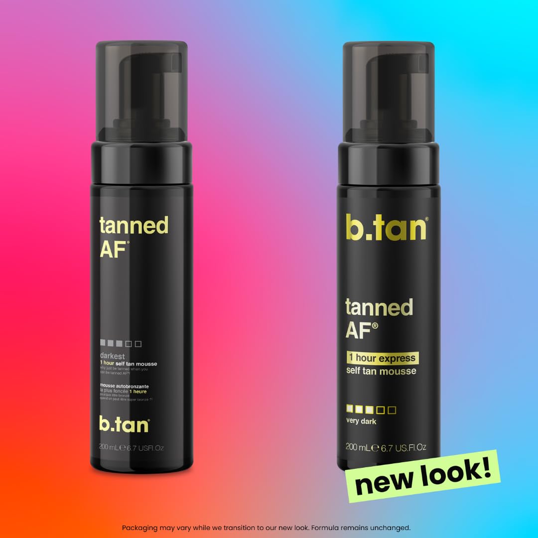 B.TAN Dark Self Tanner Kit packaging
