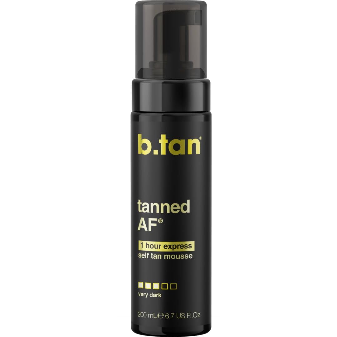 B.TAN Dark Self Tanner Mousse 6.7 fl oz front view