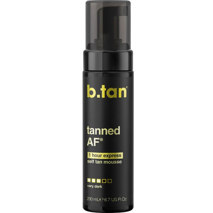 B.TAN Dark Self Tanner Mousse 6.7 fl oz front view