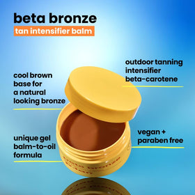 B.TAN Intensive Browning Tanning Gel application on skin