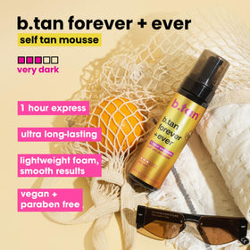B.TAN Self Tan Kit packaging side view
