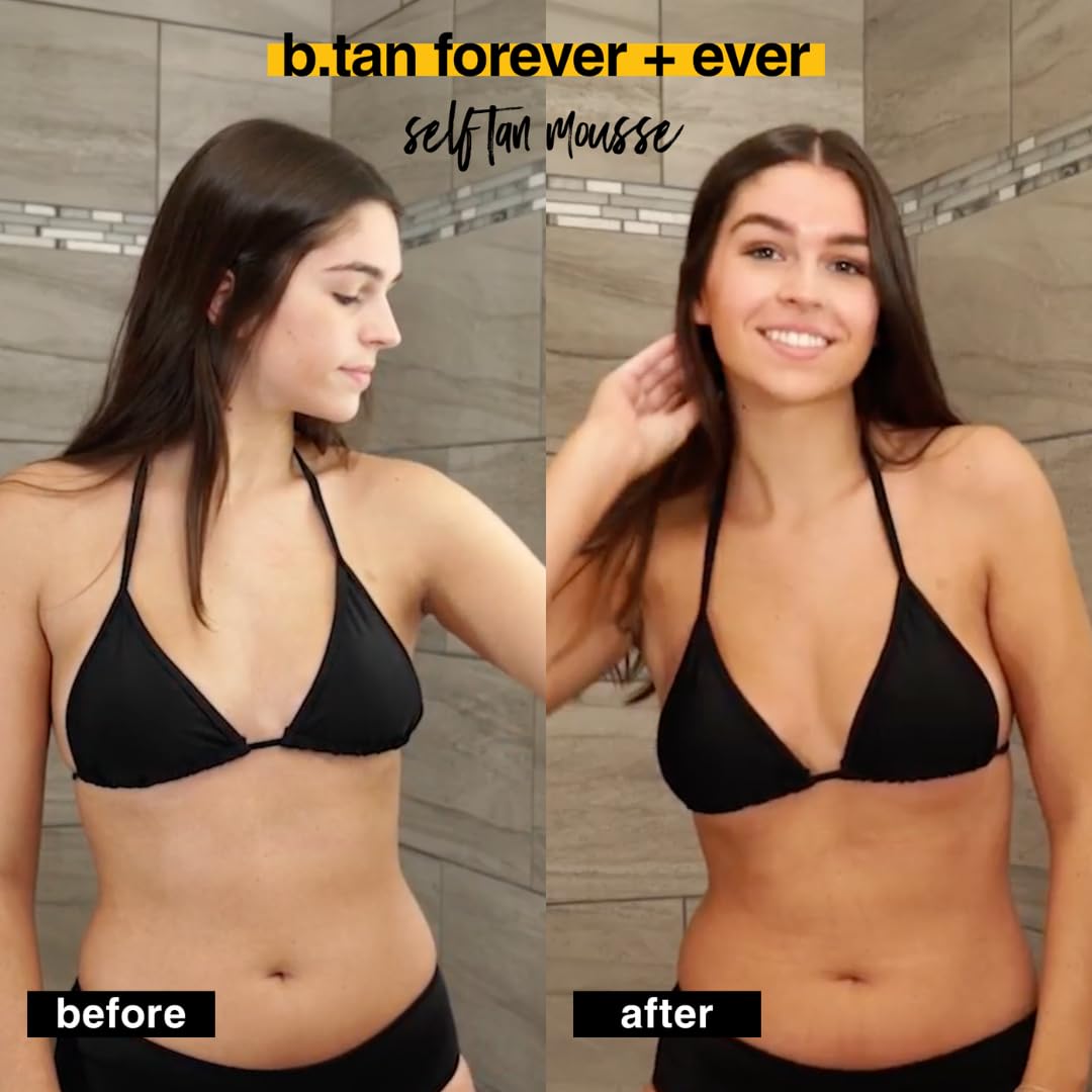B.TAN tanning mousse with tanning mitt