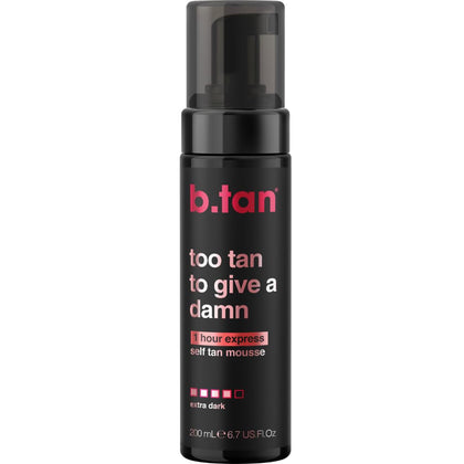B.TAN Ultra Dark Self Tanner Mousse bottle front view