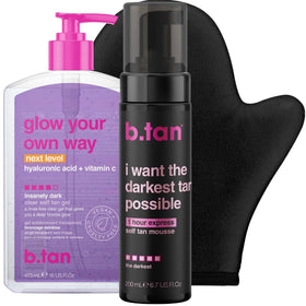 B.TAN Ultra Dark Self Tanning Kit front view