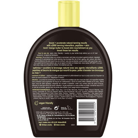 B.TAN UV Tanning Bed Lotion showing mango butter ingredient