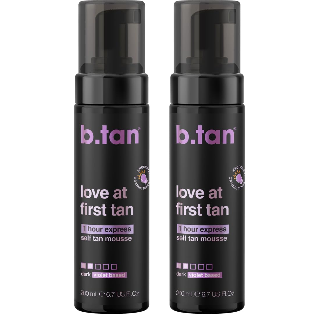 B.TAN Violet Self Tanner Mousse Bundle front view